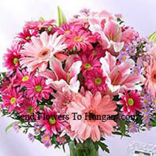 Fleurs assorties dans un vase